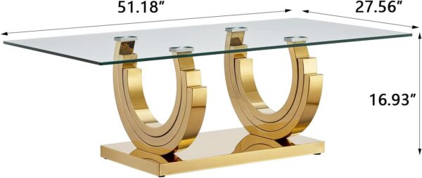 Mesa de centro de vidrio - Image 3