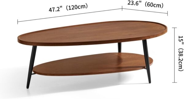 Mesa de centro moderna para sala de estar - Image 3
