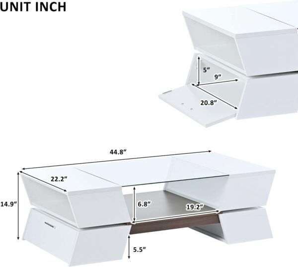 Mesa de centro de cristal - Image 3