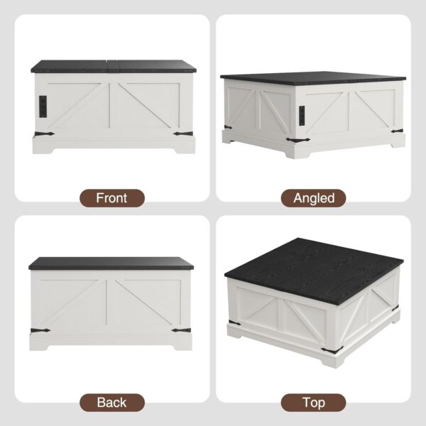 Mesa auxiliar con almacenamiento - Image 4