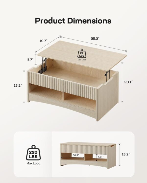 Mesa de centro elevable - Image 3