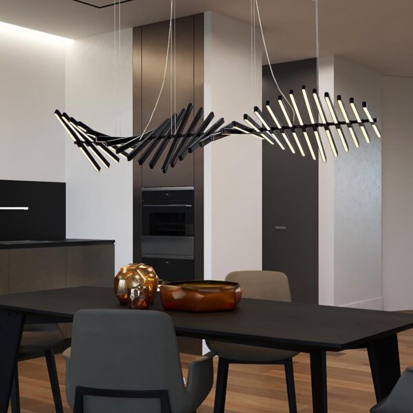 Candelabro de diseñador de estilo moderno - Image 3