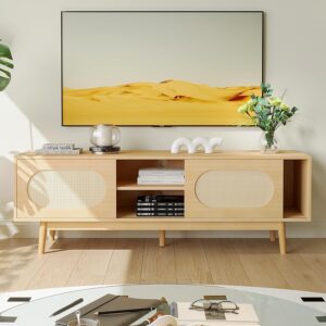 Soporte de TV de ratán
