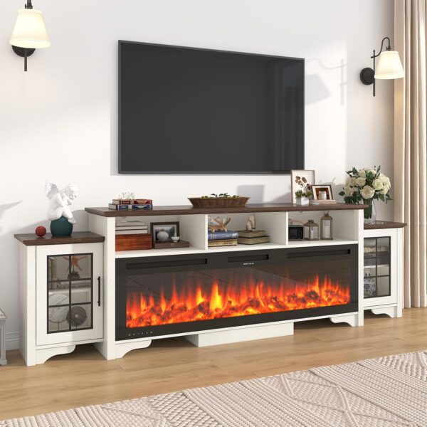 Soporte de TV con chimenea - Image 2