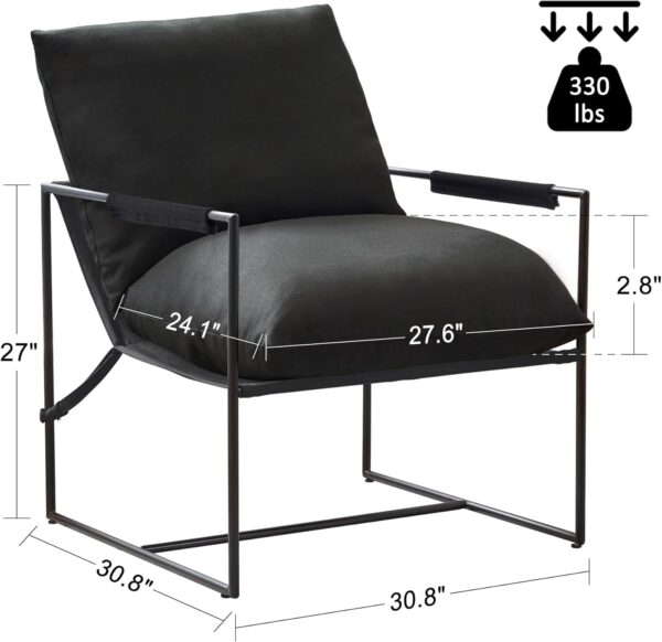 Juego de 2 silla decorativa moderna - Image 2