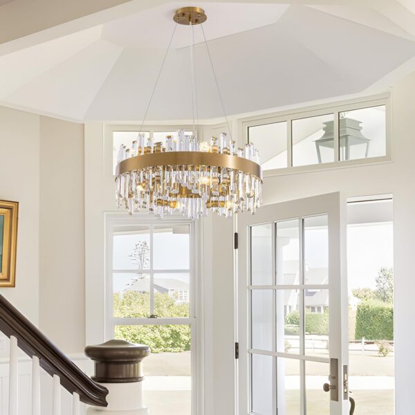 Moderno candelabro de cristal - Image 4
