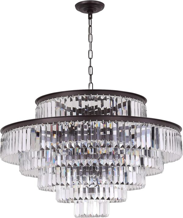Candelabro de cristal negro - Image 2