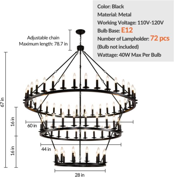 Candelabro extragrande - Image 3