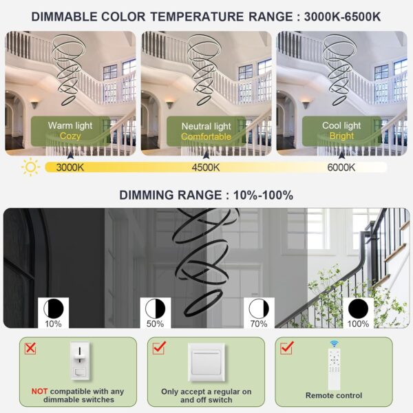 Candelabro LED moderno - Image 4