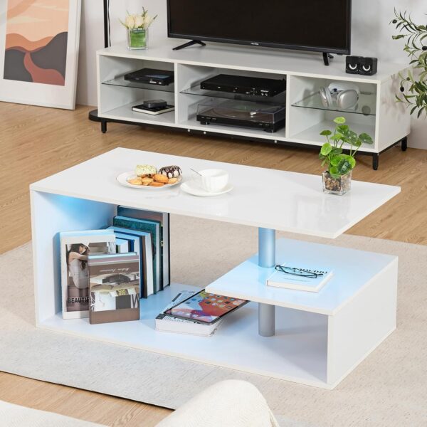 Mesa de centro LED