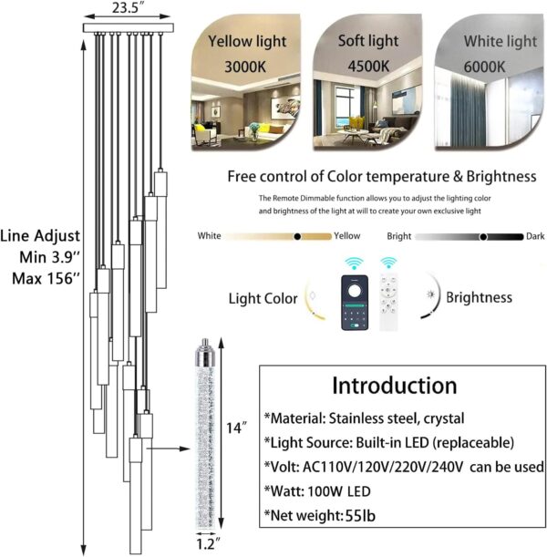 Candelabro de 20 luces LED - Image 3