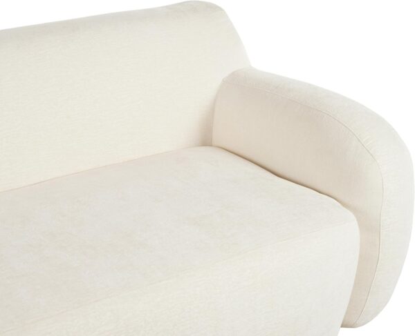Sofá tapizado curvado minimalista - Image 4