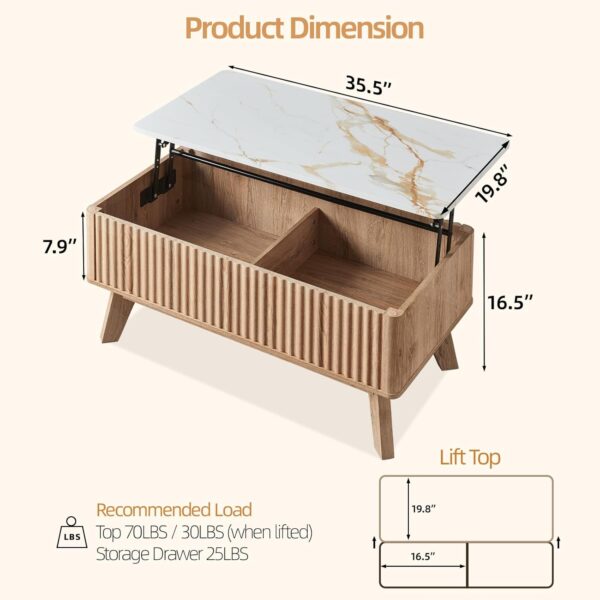 Mesa de centro elevable - Image 3