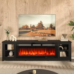 Soporte de TV con chimenea