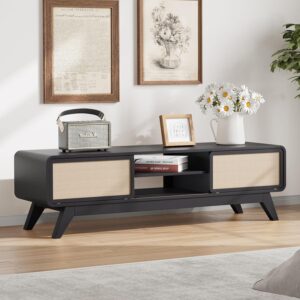 Soporte de TV negro de granja