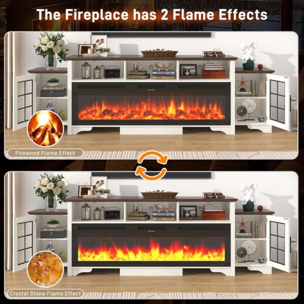 Soporte de TV con chimenea - Image 4