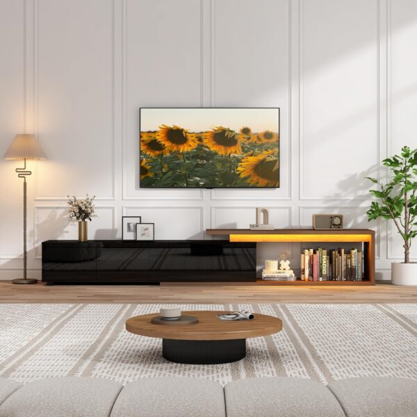 Soporte de TV extensible con luz LED - Image 4