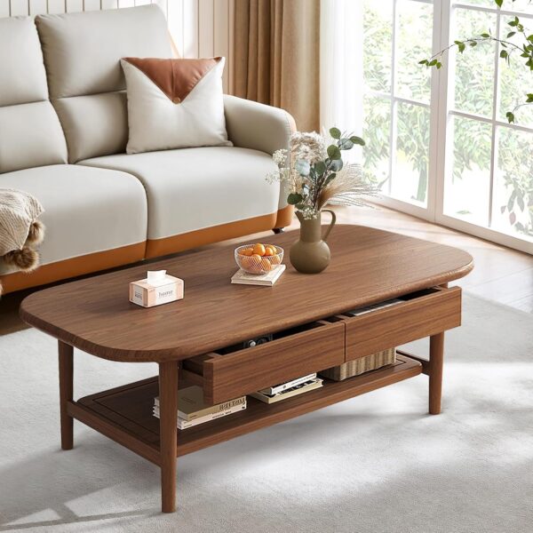 Mesa de centro de madera maciza - Image 2