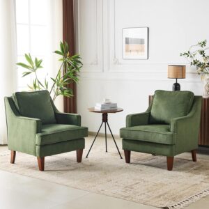 Juego de 2 sillas decorativas Mid-Century