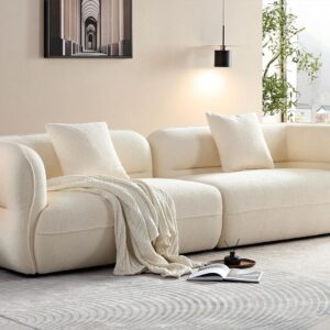 Sofá modular curvo moderno