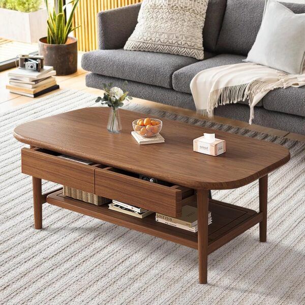 Mesa de centro de madera maciza