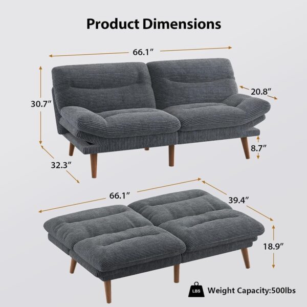 Sofá cama futón convertible - Image 2