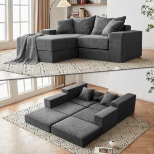 Sofá modular modular de dos plazas