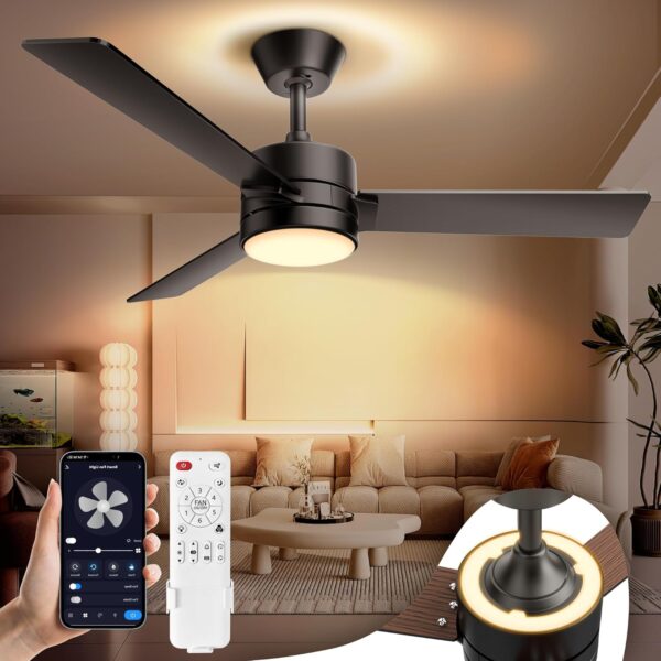 Ventiladores de techo de 42 pulgadas con luces