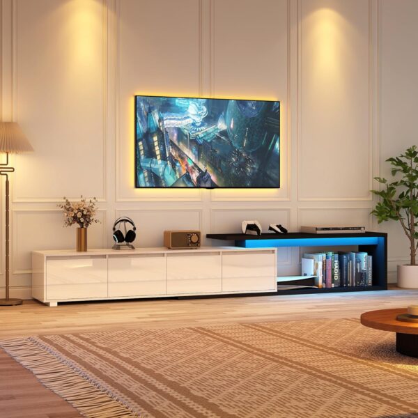 Soporte de TV extensible con luz LED - Image 2