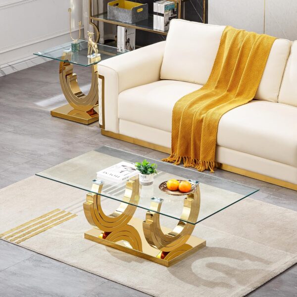 Mesa de centro de vidrio - Image 2
