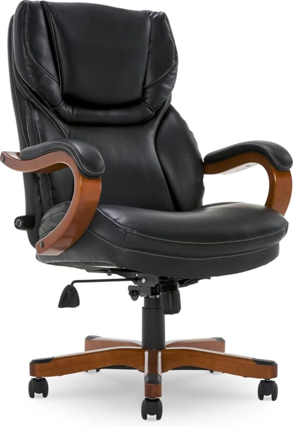 Silla ejecutiva de piel regenerada - Image 4