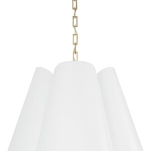 Capital Lighting Lámpara Colgante Metal Latón 4 Luces 19''