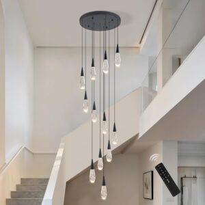 Lámpara Colgante Globo Moderna Cristal 12 Luces