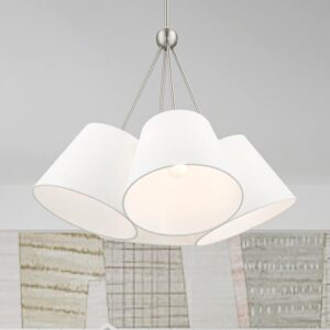 Livex Lighting 40564-91 Candelabro Níquel 4 Luces
