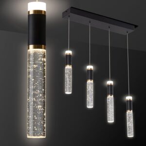 Lámpara Colgante Moderna LED 4 Luces
