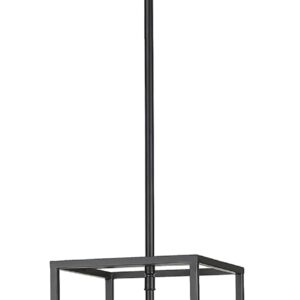 Z-Lite Lámpara Colgante Negro 4 Luces