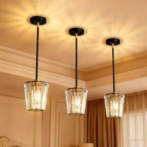 Luz Colgante Moderna Cristal 3 Luces