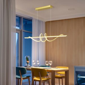 Lámpara Colgante Moderna LED 47''