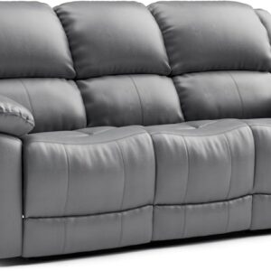 Furniture of America Sofá Reclinable Moderno Cuero