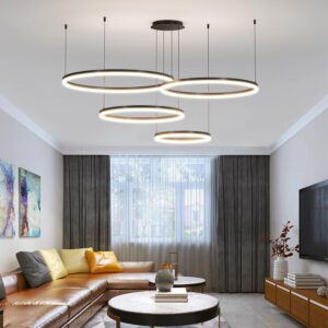 Candelabro Moderno Negro