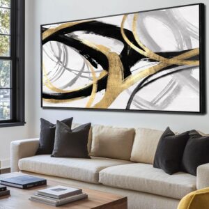 Arte abstracto con marco
