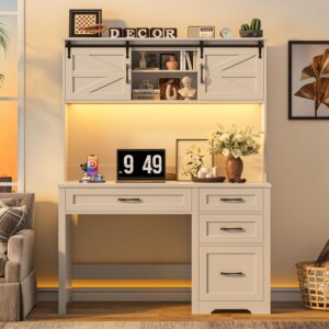 Escritorio Ejecutivo 67" Con Cajones Con Archivador Con Carga USB Con LED