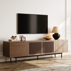 POVISON Soporte de TV Ensamblado con Patas Altas 75"