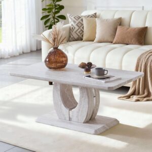 Mesa de Centro Rectangular Almacenamiento 43"