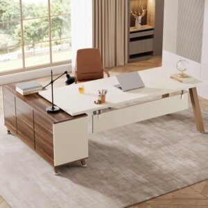 Tribesigns Escritorio en L 78.7" Con Almacenamiento