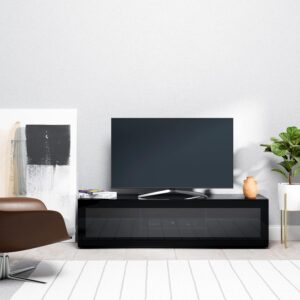 SONOROUS ST-160 Soporte de TV Premium Vidrio Negro