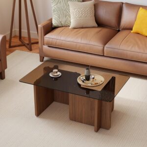Miereirl Mesa Auxiliar Rectangular Cristal