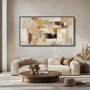 susimond Arte abstracto 24 x 48" con marco