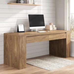 Escritorio Ejecutivo 71" Con Cajones Con Almacenamiento
