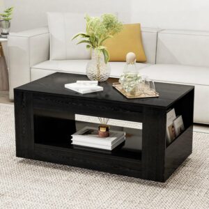 Mesa de Centro Madera Alto Brillo